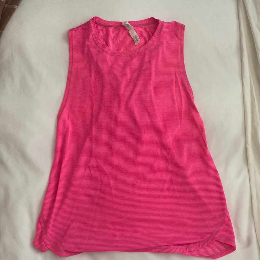 Hot Pink Lululemon Muscle Tank